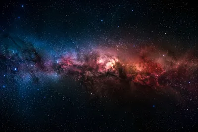 Dark Galaxy Nebula Starfield Background
