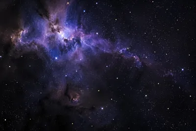 Photorealistic Dark Galaxy Nebula Background