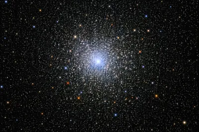 Photorealistic Globular Star Cluster Deep Space Background