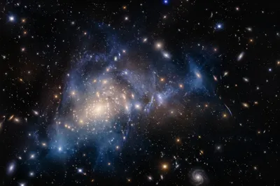 Photorealistic Deep Space Galaxy Nebula Background