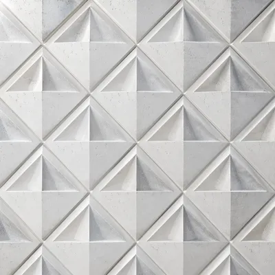 Minimalist Concrete Diamond Tile Pattern