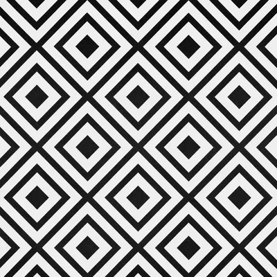Minimalist Black Diamond Geometric Pattern