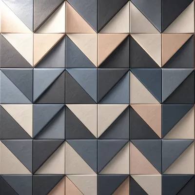 Modern Geometric Triangular Tile Background