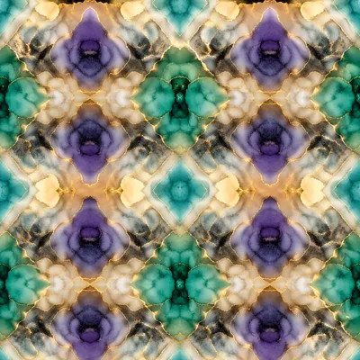 Modern Geometric Resin Kaleidoscope Background