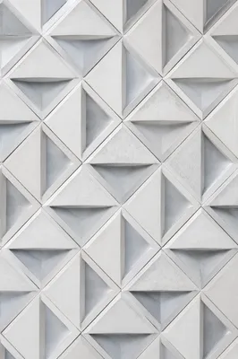 Minimalist Concrete Diamond Tile Pattern