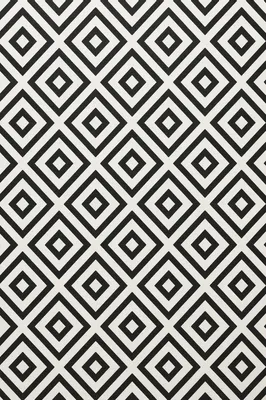 Minimalist Black Diamond Geometric Pattern