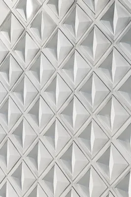 Minimalist Diagonal Diamond Wall Pattern