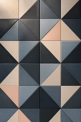 Modern Geometric Triangular Tile Background