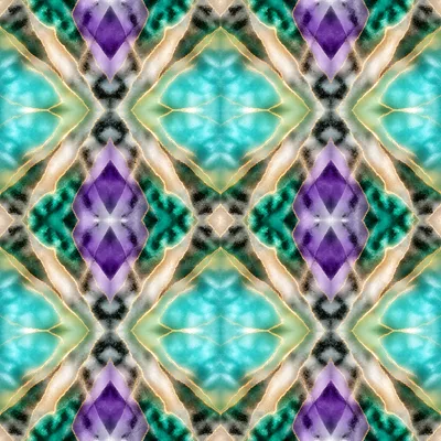 Modern Geometric Resin Kaleidoscope Background