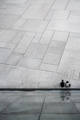 Minimalist Concrete Plaza Geometric Background