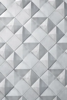 Minimalist Concrete Diamond Tile Pattern
