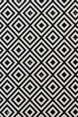 Minimalist Monochrome Geometric Diamond Pattern