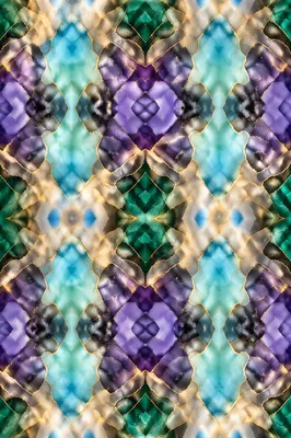 Modern Geometric Resin Kaleidoscope Background