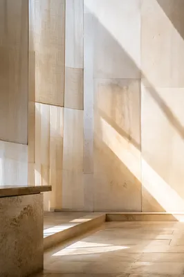 Minimalist Geometric Sanctuary Alcove Background