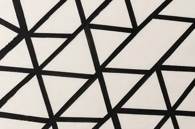 Minimalist Black Geometry on Ivory Paper