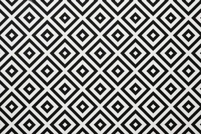 Minimalist Monochrome Geometric Diamond Pattern