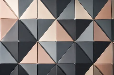 Modern Geometric Triangular Tile Background