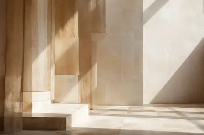 Minimalist Geometric Sanctuary Background