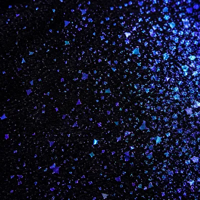 Festive Violet Glitter on Black Velvet