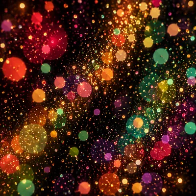 Festive Glitter Sparkle Background on Black