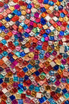 Festive Jewel Tone Confetti Sparkle Background
