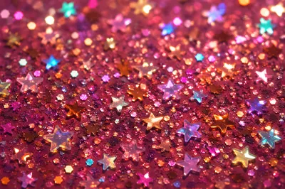 Festive Glitter Sparkle on Rosy Mauve
