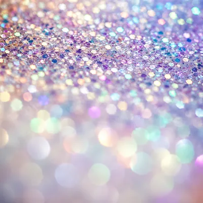 Iridescent Glitter Sparkle Festive Background