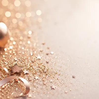 Elegant Champagne Gold Glitter Background