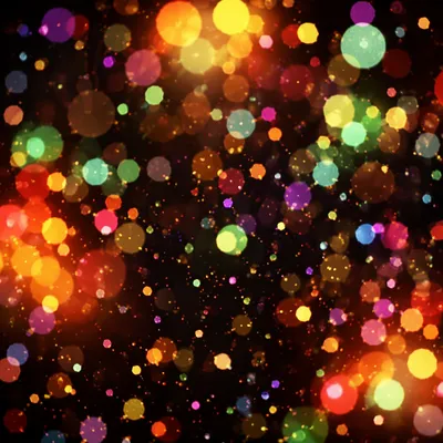Festive Glitter Bokeh Lights Background