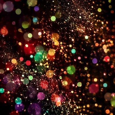 Festive Glitter Sparkle Bokeh Background