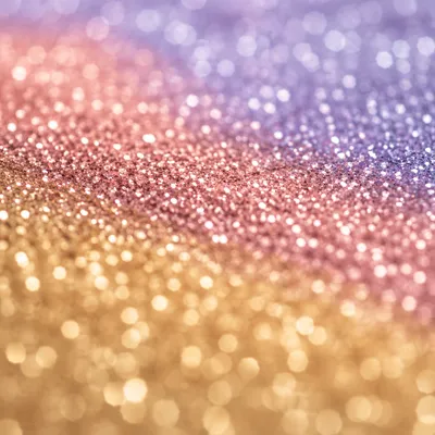 Diagonal Glitter Bands with Soft Bokeh