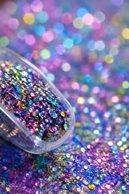 Festive Multicolor Glitter Sparkle Background