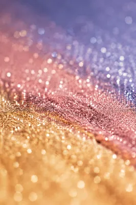 Soft Diagonal Glitter Bands with Bokeh