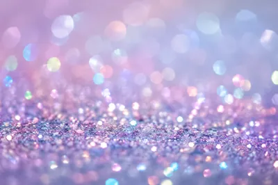 Pastel Glitter Bokeh Festive Background