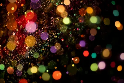 Festive Glitter Sparkle Bokeh Background