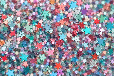 Festive Turquoise Glitter Sparkle Background