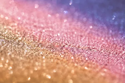 Diagonal Glitter Bands with Soft Bokeh