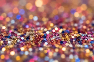 Festive Metallic Glitter Sparkle Background