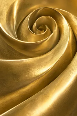 Elegant Gold Metallic Spiral Background