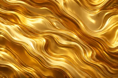 Elegant Shiny Liquid Gold Background