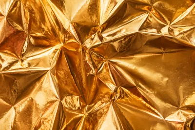 Elegant Shiny Metallic Gold Foil Background