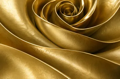 Elegant Gold Metallic Spiral Background