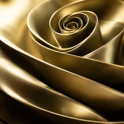Elegant Metallic Gold Spiral Background