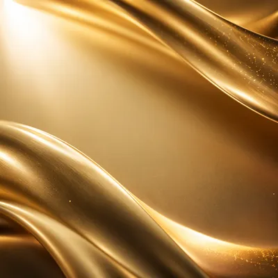 Elegant Gold Metallic Wave Background