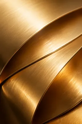 Elegant Gold Metallic Ribbon Background