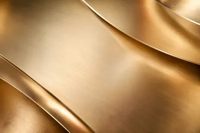 Elegant Metallic Gold Wave Background