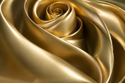 Elegant Metallic Gold Spiral Background