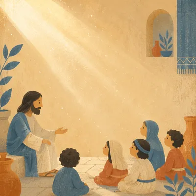 Golden Light Rays Spiritual Background