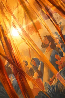 Golden Light Rays Spiritual Abstract Background