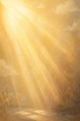 Golden Light Rays Spiritual Background